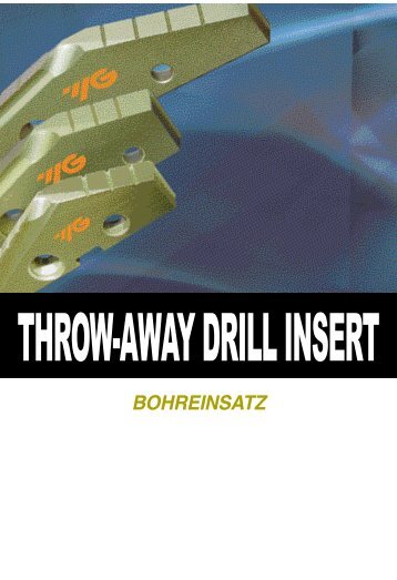 Throw-Away Drill Inserts