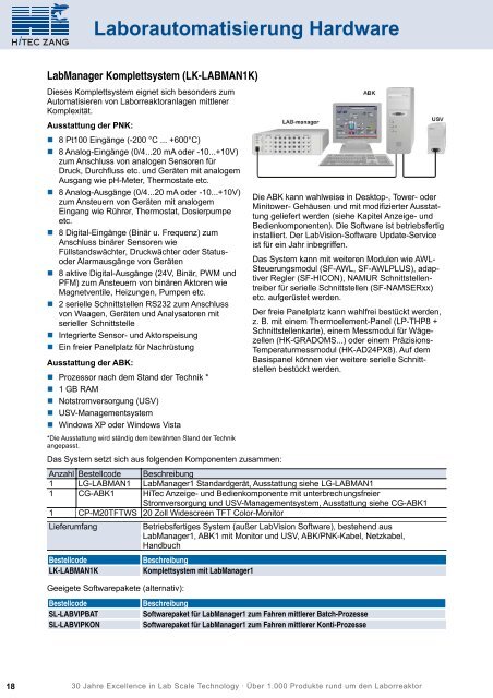 04 Laborautomatisierung Hardware - HiTec Zang GmbH