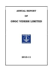ONGC VIDESH LIMITED - CCE