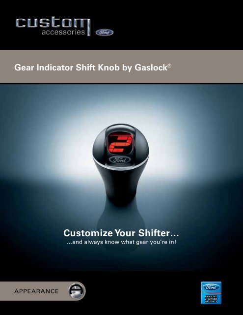 Gear Indicator Shift Knob - Paul MacHenry & Company