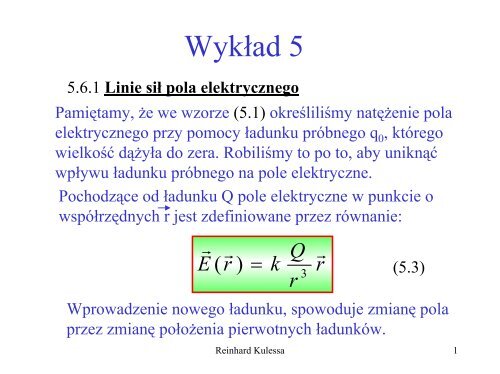 Czy Linie Pola Elektrycznego Mogą Się Przecinać - Linie siÅ pola elektrycznego