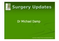 Surgery Updates - Australian College of Rural and Remote Medicine