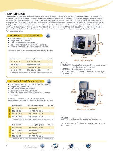 BUEHLER Produktkatalog 2013 - Buehler GmbH