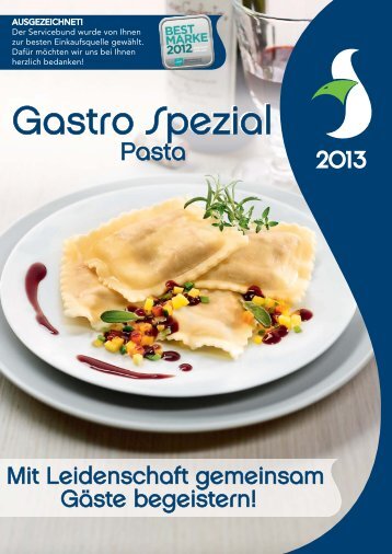 Gastro Spezial Pasta - Recker Feinkost GmbH