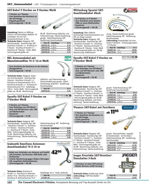 Technik-Highlights 2014/15