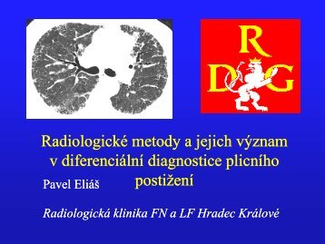 RadiologickÃ© metody a jejich vÃ½znam v diferenciÃ¡lnÃ­ diagnostice ...