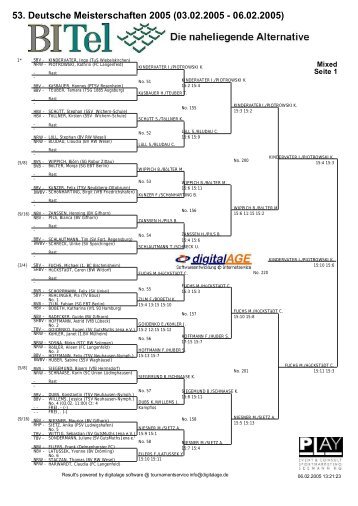 Mixed - Deutsche Badminton Meisterschaft