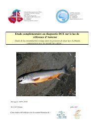 Contamination par mÃ©taux lourds et PCB des poissons de lacs d ...