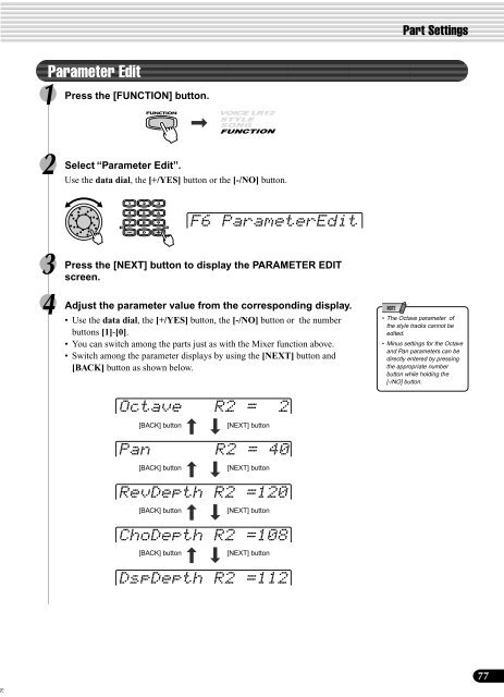 5 Press the [NEXT] button. - MIDI Manuals