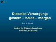 Diabetes-Versorgung: gestern â heute â morgen - GlaxoSmithKline