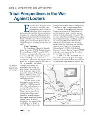 Tribal Perspectives in the War Against Looters - Confederated ...