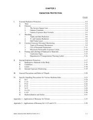 CHAPTER 3 RADIATION PROTECTION - University of Florida