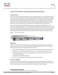 Cisco UCS C200 M1 High-Density Rack-Mount Server