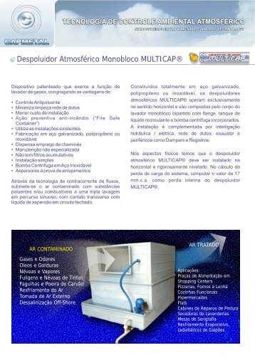 Despoluidor Atmosférico Monobloco MULTICAP®