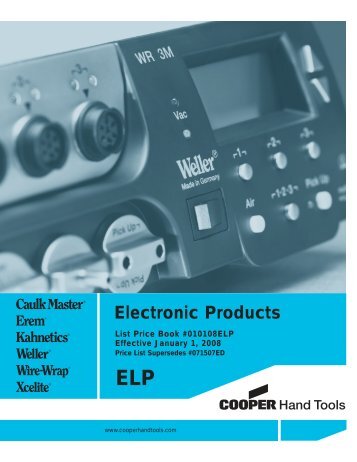 Electronic Products - Cooper Hand Tools