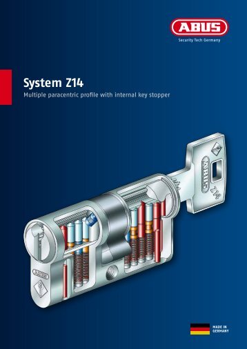 System Z14 Multiple paracentric profile with internal key ... - Abus