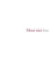 Mooi niet box - z33