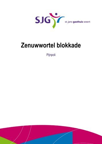 Zenuwwortel Blokkade - SJG Weert