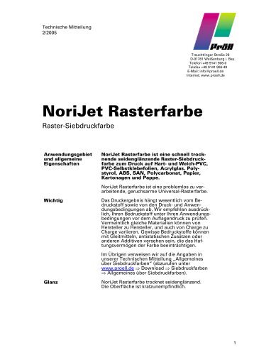 NoriJet Rasterfarbe