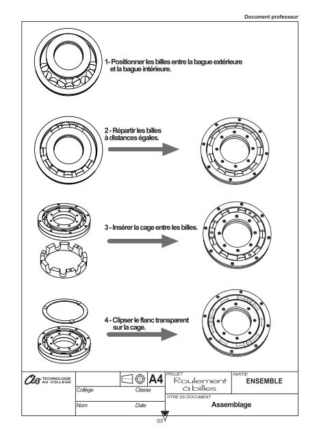 Banc d'essai Roulement Ã  billes - A4 Technologie