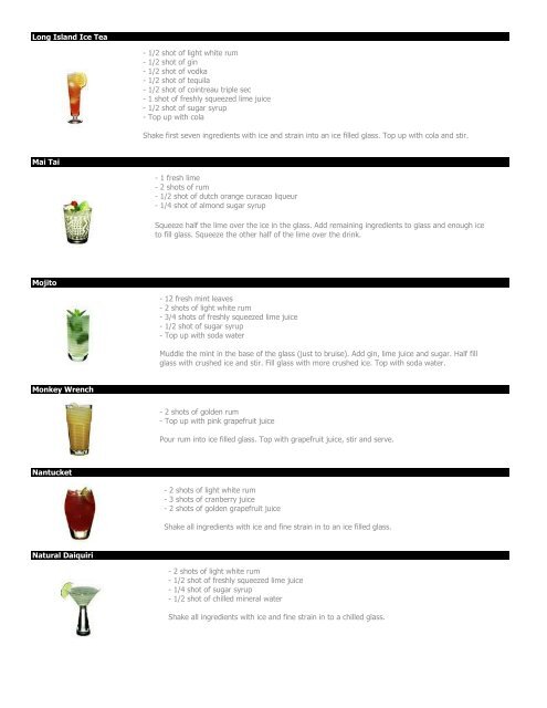 to download our cocktail menu as a PDF. - Kings Resort