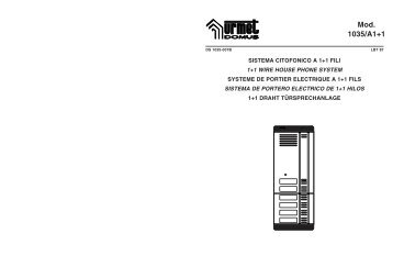 Mod. 1035/A1+1 - DOMUSWIRE