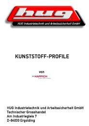 HAPPICH-Kunststoff-Profile - hug-technik ergolding