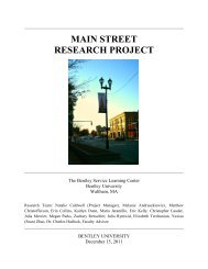 main street research project - Academic Technology Center ...
