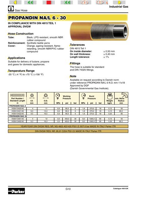 PVC or PVC-PU Hose Hose Length - Rotec