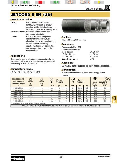 PVC or PVC-PU Hose Hose Length - Rotec