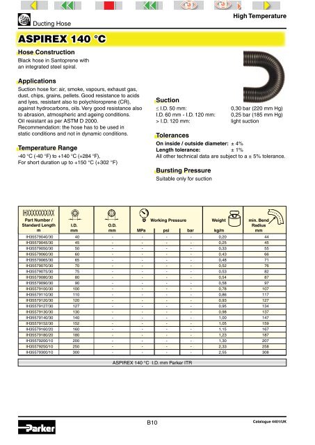 PVC or PVC-PU Hose Hose Length - Rotec