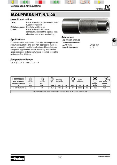 PVC or PVC-PU Hose Hose Length - Rotec