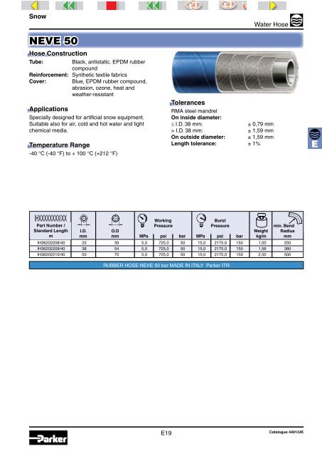 PVC or PVC-PU Hose Hose Length - Rotec