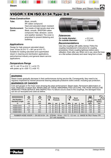 PVC or PVC-PU Hose Hose Length - Rotec