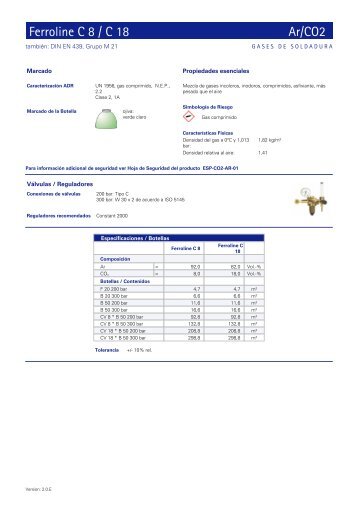 Ferroline C8 / C15 / C18 - Messer