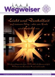 Evangelische Emmaus-Kirchengemeinde Hamm Dezember 2014 - Februar 2015