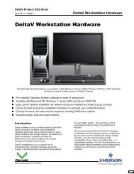 DeltaV Workstation Hardware - Dator