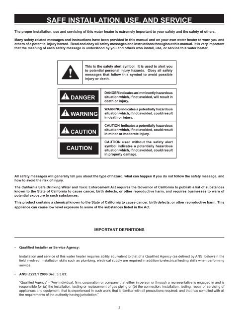 322055-000 - AO Smith Water Heaters