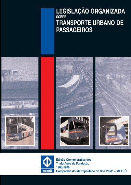 legislaÃ§Ã£o organizada transporte urbano de passageiros - MetrÃ´