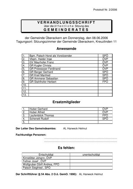 2/2006 - .PDF - der Gemeinde Ãberackern