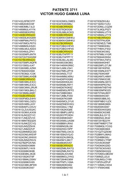 PATENTE 3711 VICTOR HUGO GAMAS LUNA - AAAG