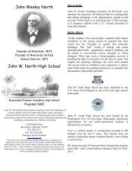 Senior Exhibition Booklet - Riverside Unified School District