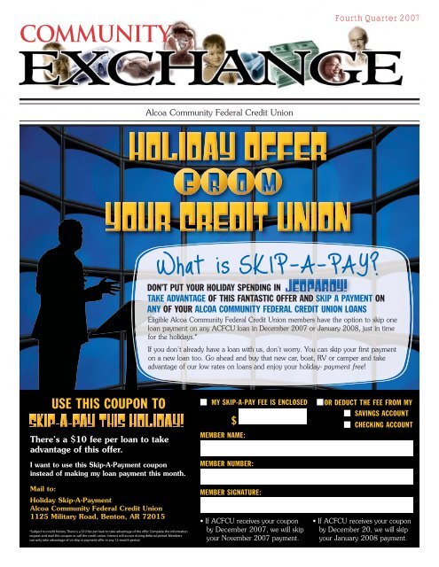 Newsletter Alcoa Community Federal Credit Union Newsletter Alcoa Community Federal Credit Union