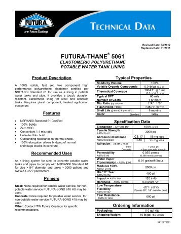 Futura=Thane 5061 PW - ITW Futura Coatings