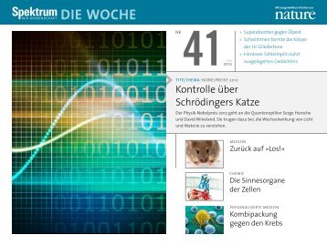 DIE WOCHE - Spektrum der Wissenschaft