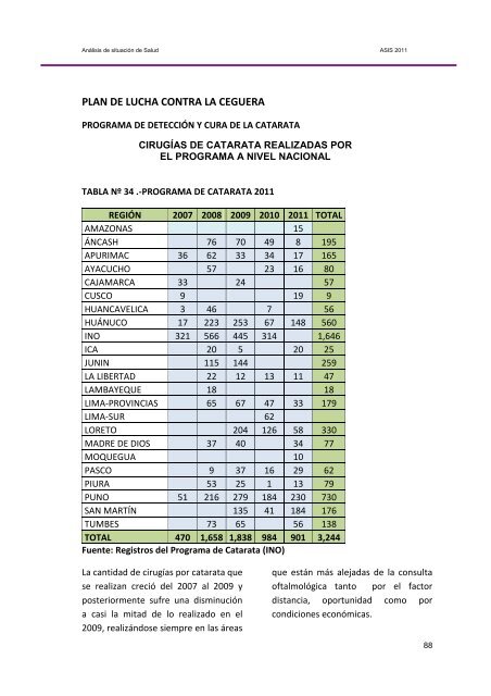 metodologÃ­a del anÃ¡lisis de la situaciÃ³n de salud - Instituto Nacional ...