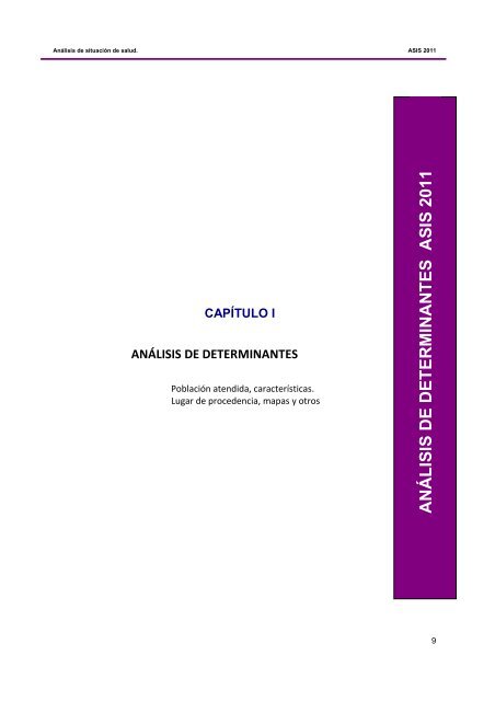 metodologÃ­a del anÃ¡lisis de la situaciÃ³n de salud - Instituto Nacional ...