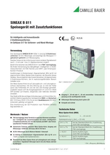 Datenblatt (pdf 273 kB) - Gossen-Metrawatt