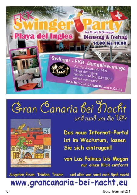 Buschtrommel Gran Canaria vom 15. Juni 2014