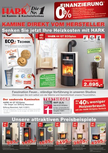 Werbeflyer November Hark www.meineKamine24.de